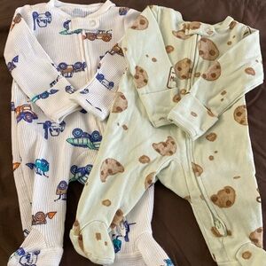 Bundle of 2 Boys Carters Newborn Play and Sleep